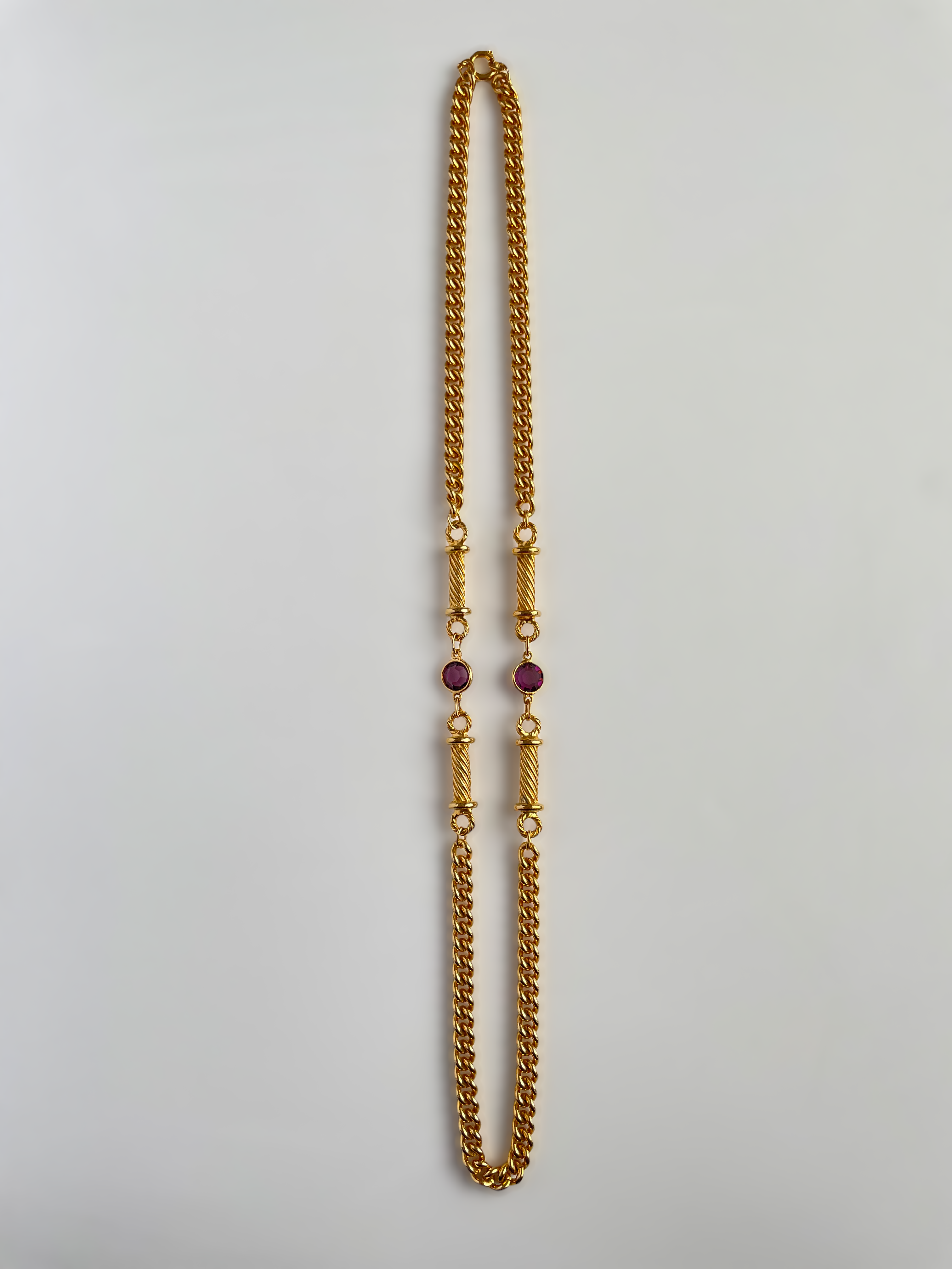 Vintage Preciosa Column Necklace